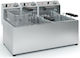 TzeTHan Elektrische Fritteuse Dreifach 9.9kW 66...