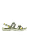 District 3 Women's Flat Sandals Sporty Fabric Tea