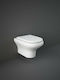 Rak Ceramics Compact Suite Wall-Mounted Toilet with Flush Without Cover White