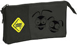 Fabric Pencil Case El Hormiguero with 1 Compartment Black