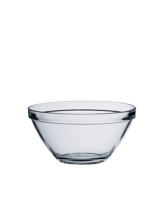 Bormioli Rocco Pompei Servierschüssel Rund Glas Transparent mit Durchmesser 17cm 6Stück