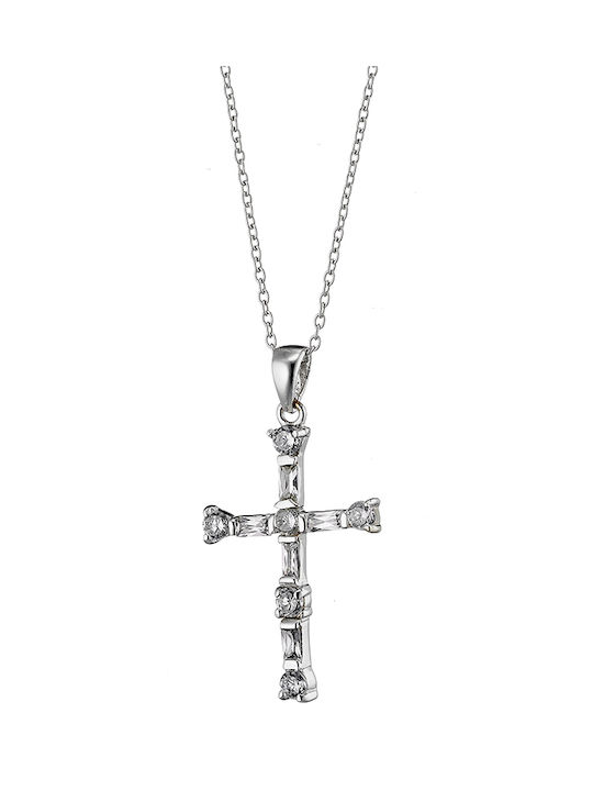 Oxzen Cross from Silver with Chain