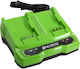 Greenworks Ladegerät für Werkzeugbatterien 24V G24X2UC4