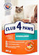 Club 4 Paws Υγρή Τροφή για Ενήλικες Γάτες σε Φακελάκι με Κοτόπουλο 80gr
