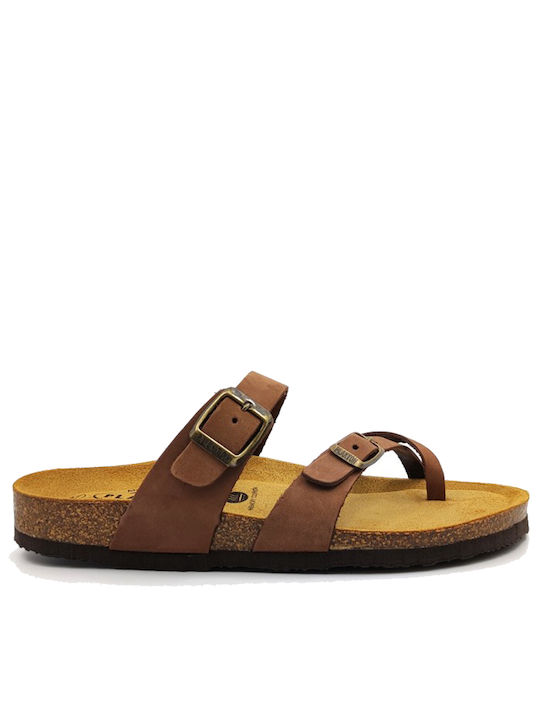 Plakton Bombay Leather Women's Flat Sandals Ana...