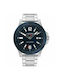 Tommy Hilfiger Ryan Uhr Batterie mit Silber Metallarmband