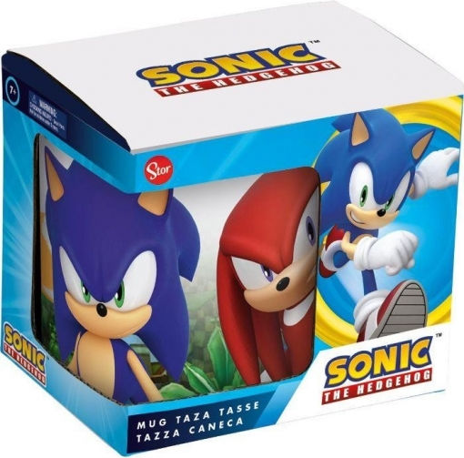 Stor Sonic Hedgehog Κούπα Κεραμική Πολύχρωμη 325ml