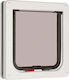 Kerbl Pet-Mate® Door Dog & Cat made of Metal in White Color 15 x 15 x 15cm