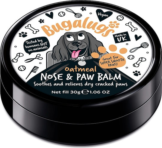 Bugalugs Bugalugs Oatmeal Nose and Paw Balm Κρέμα για Πατούσες Σκύλου 30gr