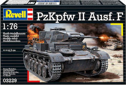 Revell PzKpfw II Ausf. F 1:76 Фигура за Моделизъм Резервоар 61 Части в Мащаб 1:76
