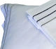 Le Blanc Oxford Cotton Satin Plain Hotel Pillowcase 75x55cm.