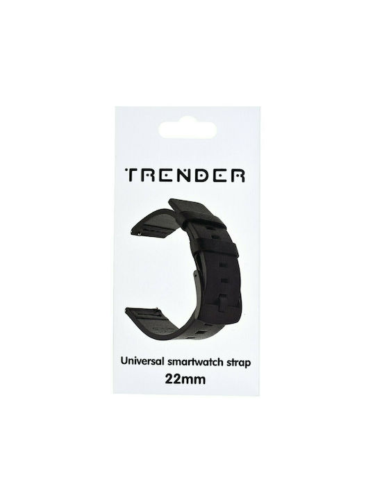 Trender Plain Каишка Изкуствена кожа Черен (Уни...