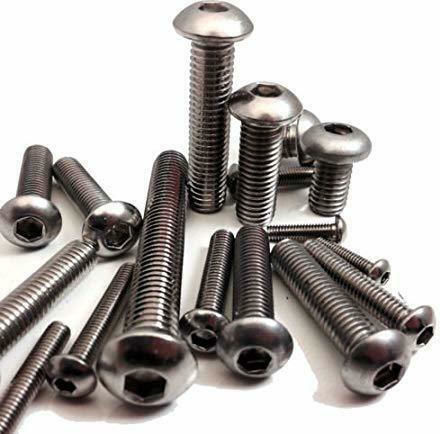 Allen Screw Inox DIN 7380 with Diameter M5 and Length 10mm