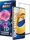 Crong Crong 7D Nano Flexible Glass - Fullface Αντιχαρακτικό Υβριδικό Γυαλί Οθόνης Μαύρο (Poco M4 Pro 5G)