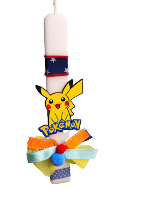 Lumanare de Paste Pokemon cu Formă Plată Parfumată Handmade și cu Cutie (Diverse Modele)