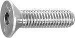 Allen Screw Inox DIN 7991 with Diameter M5 and Length 10mm