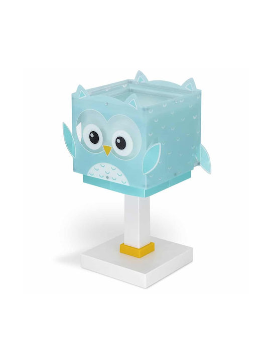 Ango Led Παιδικό Φωτιστικό Πορτατίφ Little Owl Μπλε 15x15x30εκ.
