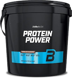 Biotech USA Protein Power with Creatine Ohne Gluten & Laktose mit Geschmack Erdbeere-Banane 4kg