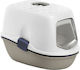 Stefanplast Furba Top Chic Cat Toilet Closed with Filter and Sieve Beige L59 x W39 x H42cm