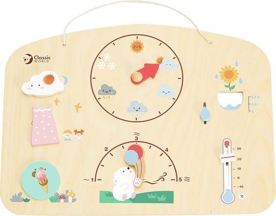 Classic World Βαρόμετρο Educational Game Knowledge made of Wood for 3+ years Years Old