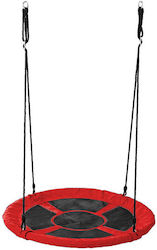 Hoppline Κούνια Φωλιά Κρεμαστή Υφασμάτινη 90x90x90εκ. Κόκκινη