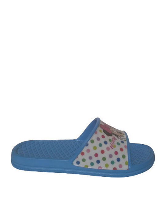Kinder Badeschlappen Minnie Hellblau Minnie Mouse