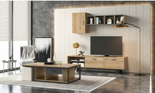Wohnzimmer TV-Einheit No44 Ink L180xB44.5xH33cm