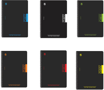 Typotrust Spiral Notebook Ruled A4 240 Sheets 4 Subjects 1pcs (Μiscellaneous colours)