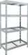 AR Shelving Ραφιέρα Dexion 120x45x180εκ. με 4 Ράφια Συνολικής Αντοχής 1200kg