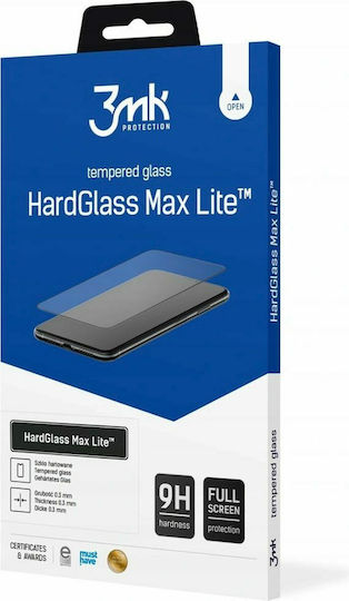 3MK HardGlass Max Lite Закалено стъкло за цялото лице Черен (Galaxy M23)