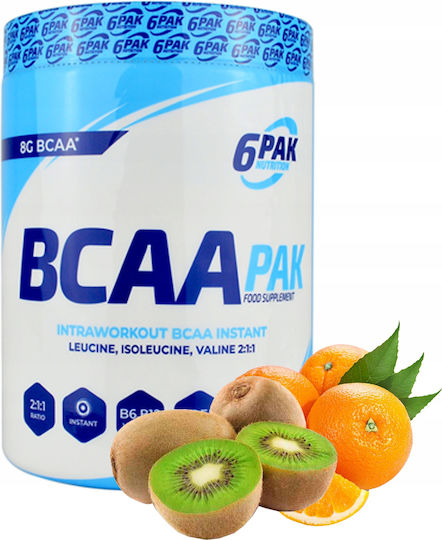 6Pak Nutrition BCAA Pak 400гр Киви и портокал