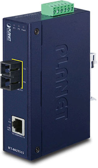 Planet IFT-802TS15 Media Converter 10/100Base-TX Σε 100Base-FX