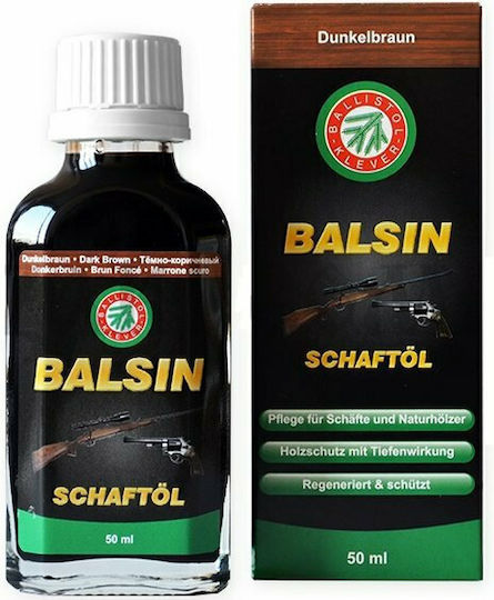 Ballistol Stock Oil Λινέλαιο Ξύλων Όπλου Dark Brown 50ml