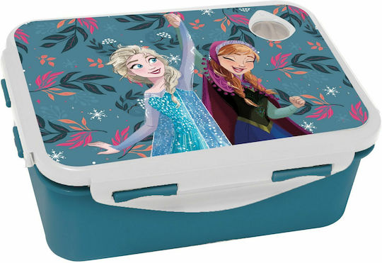 Gim Micro Plastic Kids' Food Container Frozen Turquoise x x 7cm