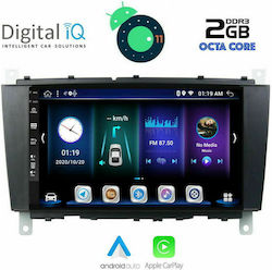 Digital IQ BXE 5403_CPA Ηχοσύστημα Αυτοκινήτου για Mercedes Benz C / CLK 2004-2008 (Bluetooth/USB/WiFi/GPS) με Οθόνη Αφής 8"