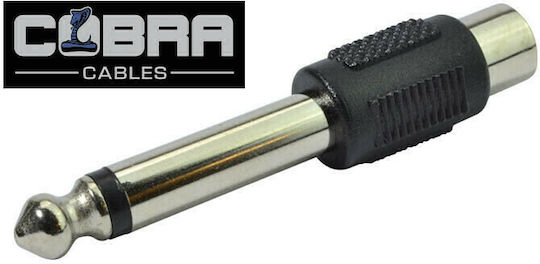 Cobra Cobra Cables Convertor 6.3mm Masculin În RCA Feminin 1 Bucată