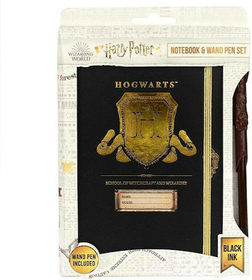 Blue Sky Studios Harry Potter Set de Papetărie pentru Copii cu Caiet de Notițe și Stilou Scutul Hogwarts Blue Sky 2buc