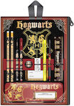 Blue Sky Studios Harry Potter Bumper Stationery Wallet Set de Papetărie pentru Copii cu Creion, Așcutitoare, Radieră, Caiet de Notițe, Stilou, Creion Mecanic, Riglă și Penar Scutul Hogwarts HP149083