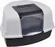 Love Story Cat Toilet Closed for Corner Black L58 x W47 x H38cm
