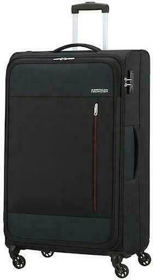 American Tourister Heat Wave Spinner Large Suitcase H79cm Black