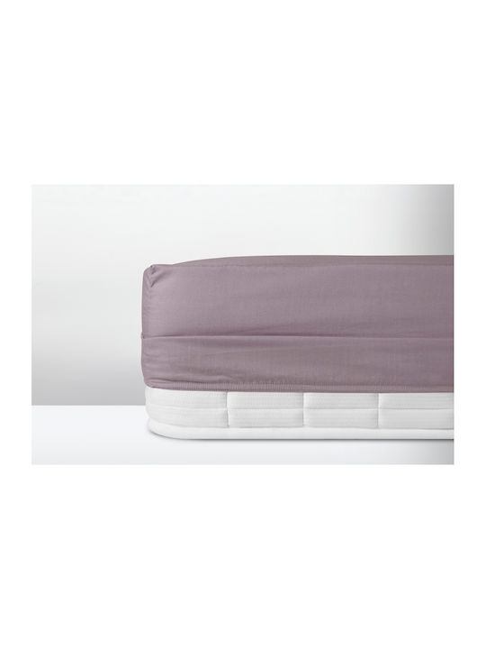 Cannon Classic Super Double Bed Sheet with Rubb...