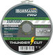 Bormann Pro BHT2003-D Δίσκος Κοπής Μετάλλου 125mm