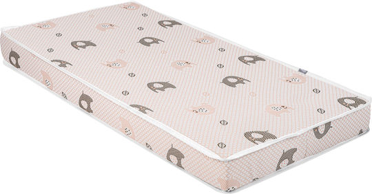 Kikka Boo Στρώμα Κούνιας Memory Comfort Elephants με Memory Foam 60cmx120cmx12cm