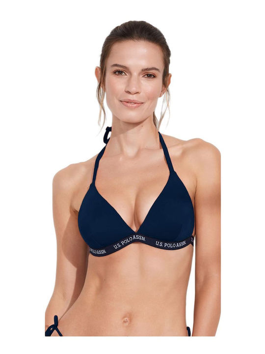 U.S. Polo Assn. Bikini Sutien cu umplutură Albastru marin