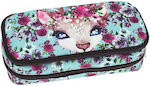 Back Me Up Fabric Pencil Case with 2 Compartments Multicolour
