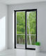 General Trade Mosquito Net for Door with Velcro with Magnetic Clasp White 240x130cm