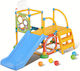 Playcity Комплект За Детска Площадка С Пързалка Многоцветен За 1+ Години