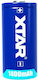 XTAR Μπαταρία Λιθίου CR123A 3V Μιας Χρήσης (Long Life) 1τμχ