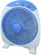 Redled Box Fan 50W Διαμέτρου 30.45cm Μπλε