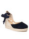 Manebi Valenciana Women's Suede Platform Espadrilles Beige